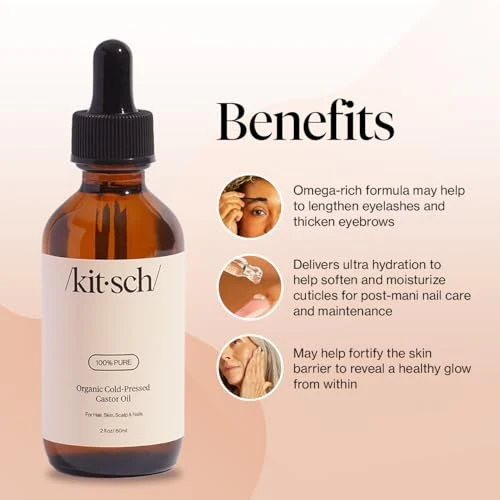 Kitsch 100% Pure Castor Oil - Image 2