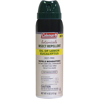 Coleman Insect Repellent Oil of Eucaliptus 4oz
