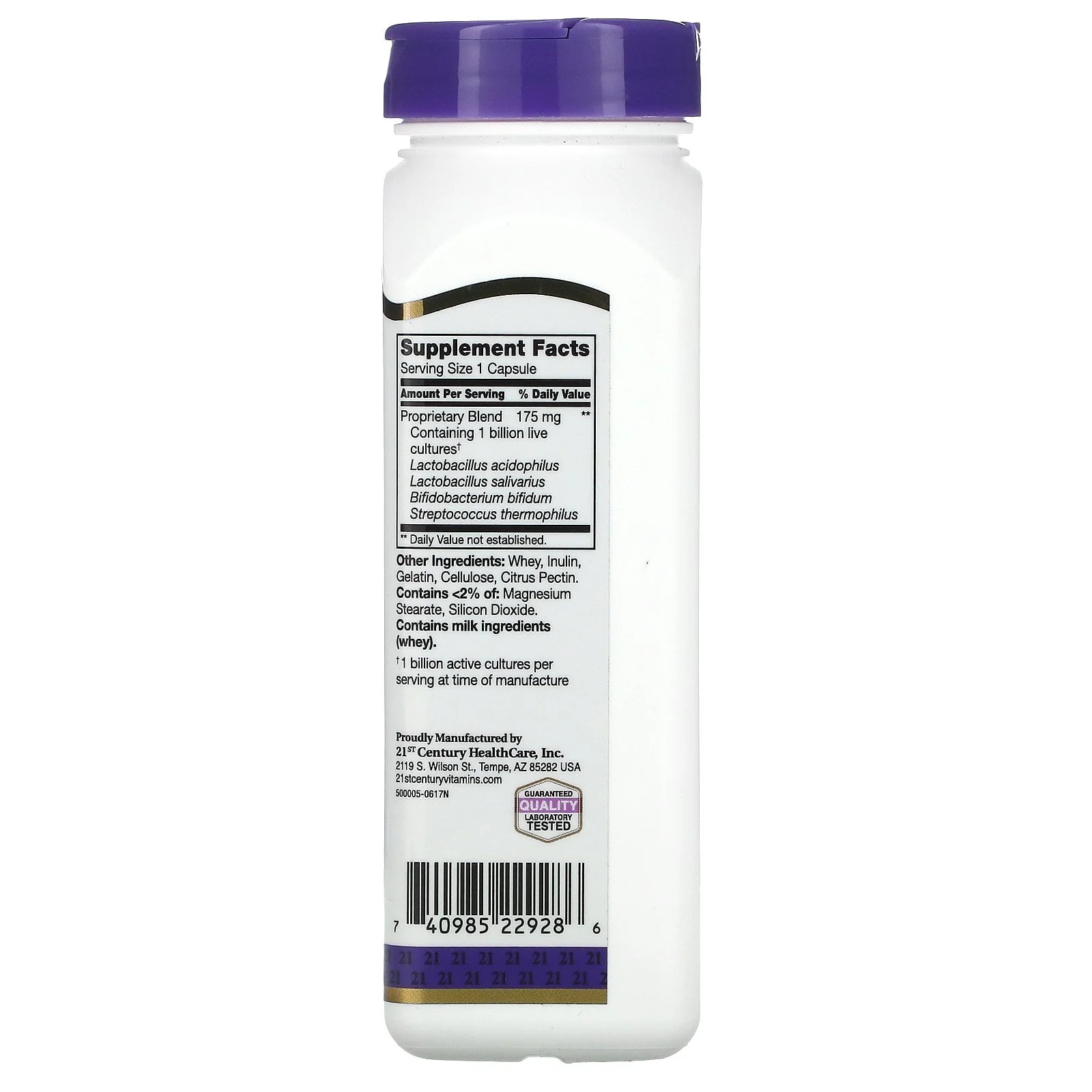 21St Century Acidophilus Capsules 150 ct - Image 2