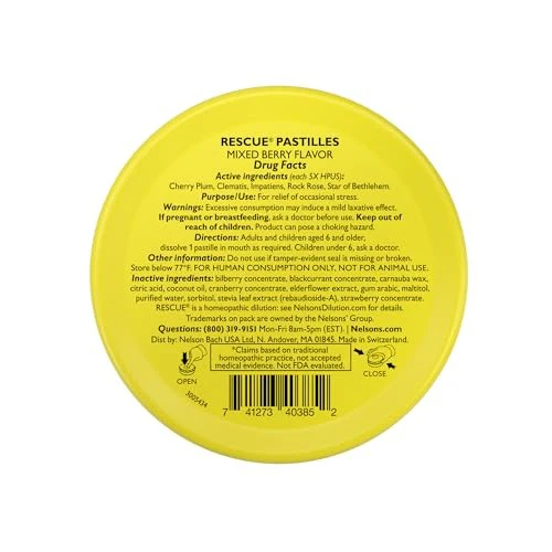 Bach Mixed Berry Rescue Pastilles - Image 3