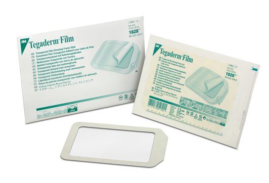 3M Tegaderm Transparent Dressing 6" x 8" 1ct 1628 - Image 2