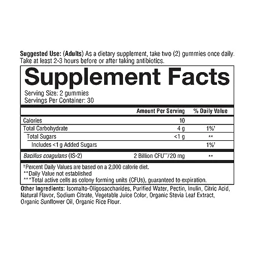 Youtheory Spore Probiotic Zero Sugar Gummies 60ct - Image 3