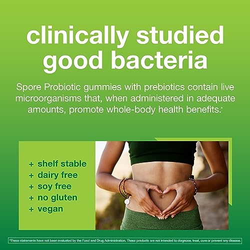 Youtheory Spore Probiotic Zero Sugar Gummies 60ct - Image 6
