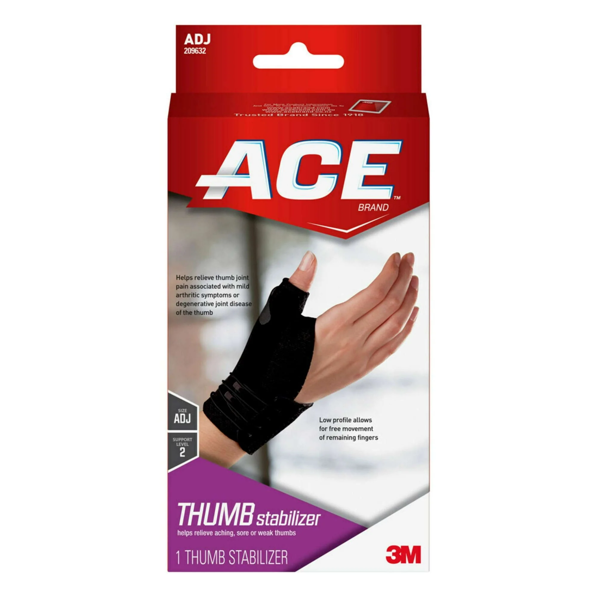 3M Ace Thumb Stabilizer Adjustable 209632