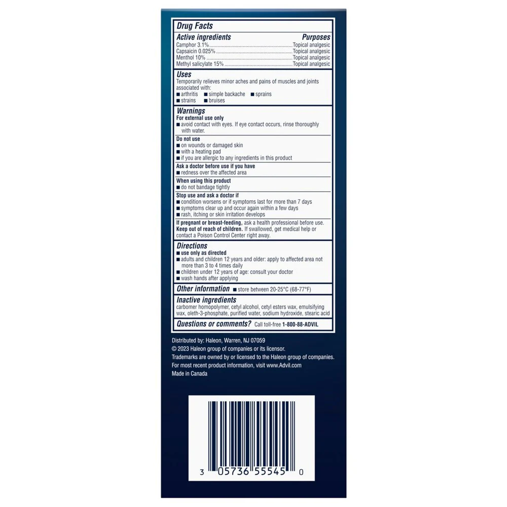 Advil Targeted Pain Relief Cream 2.3 oz - Image 3