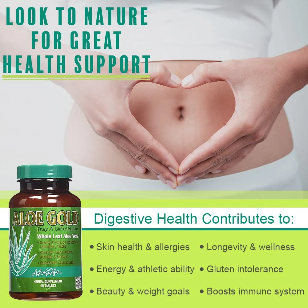 Aloe Life Aloe Gold 90 Tablets - Image 2