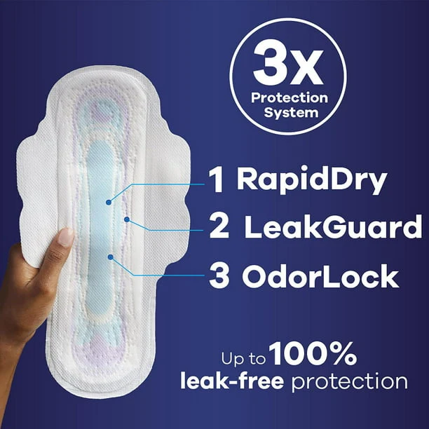 Always Ultra Thin Overnight 4 Pads 26ct - Image 2