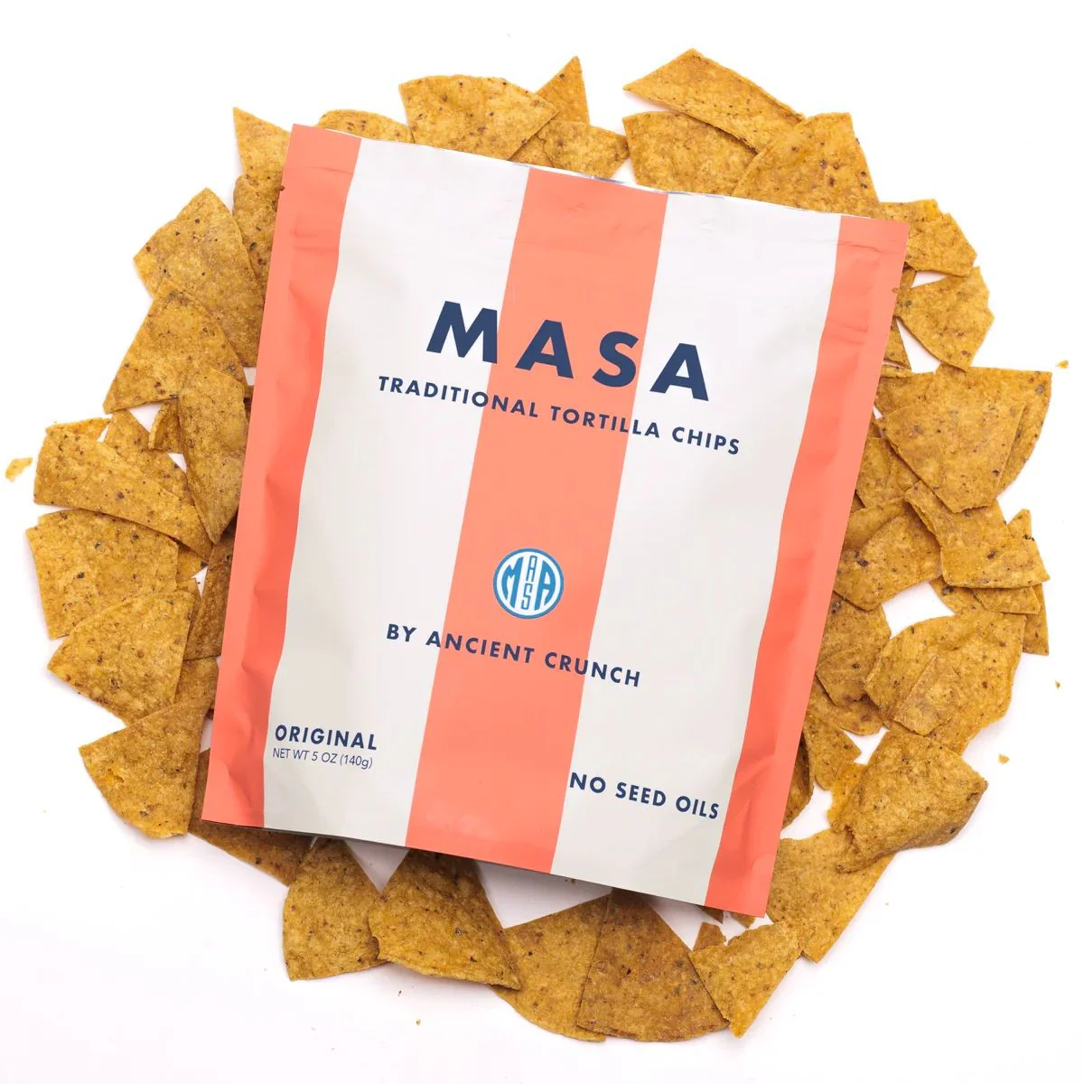 Ancient Crunch Masa Traditional Tortilla Chips Original, 140g - Image 3