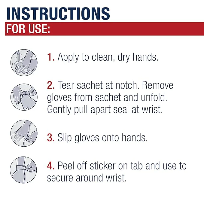 Aquaphor Repairing Hand Masks Gloves 0.7 oz - Image 2