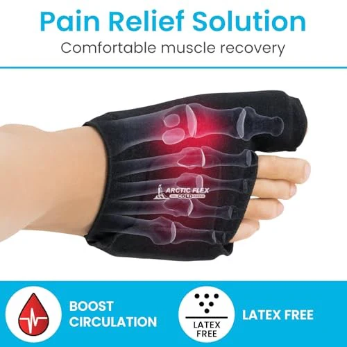 Arctic Flex Foot Ice Pack (Pair) Toe Wrap for Bunion, Plantar Fasciitis, Hallux Valgus, Gout, Swelling & Injuries - Cold & Heat Gel Therapy for Joint - Image 3