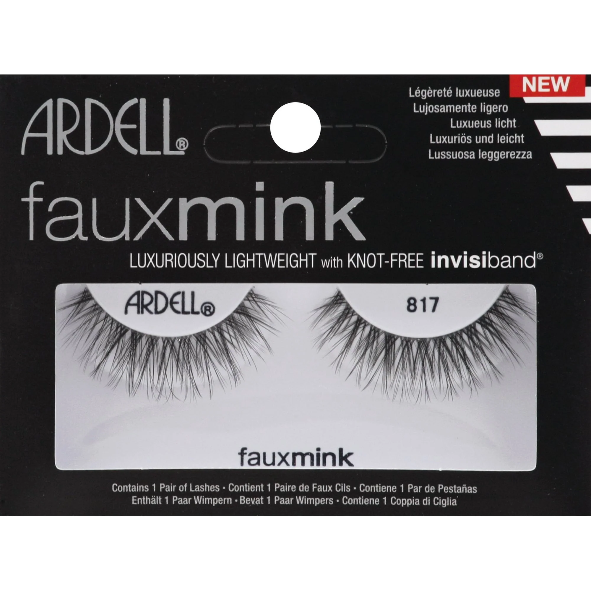 Ardell Lashes Fauxmink 817 Black