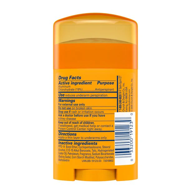 Arm & Hammer Ultra Max Cool Blast Deodorant 1Oz - Image 3