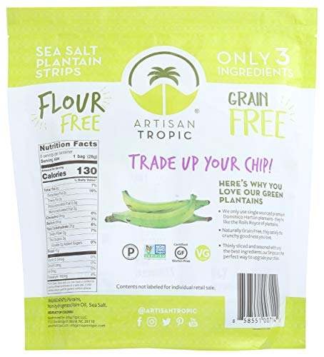 Artisan Tropic Grain Free Plantain Strips Sea Salt 6 Pack - Image 2