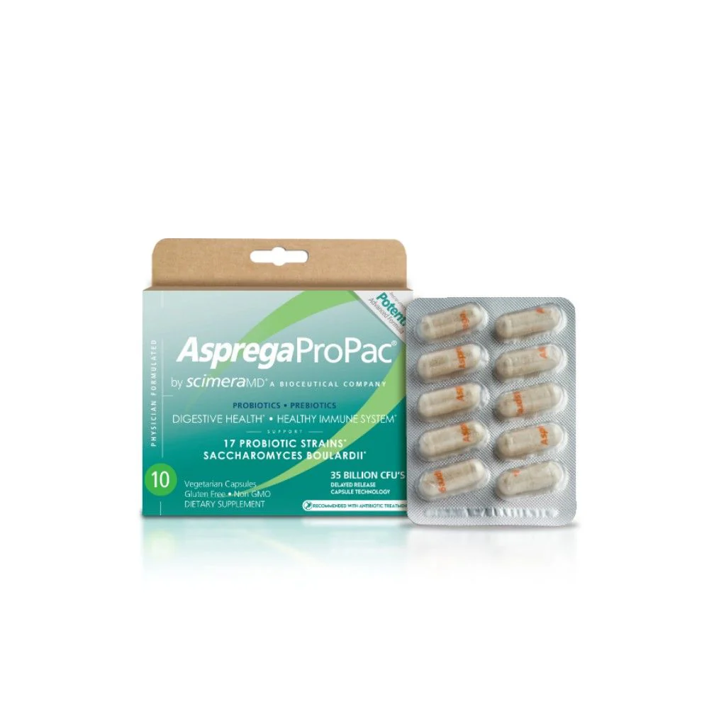 ScimeraMD® Asprega Probiotic + Prebiotic Supplement for Digestive Health and Immune System Support, 35 Billion CFUs - Image 5