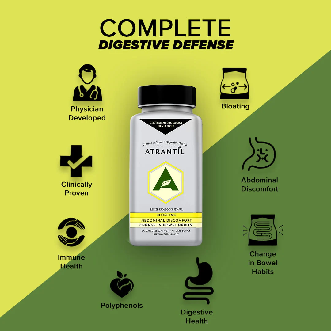 Atrantil Bloating 275mg Capsules 90ct - Image 2
