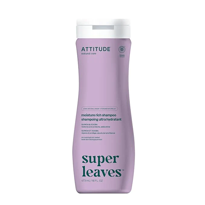 Attitude Super Leaves Moisture Rich Hair Shampoo Quinoa & Jojoba 16Oz