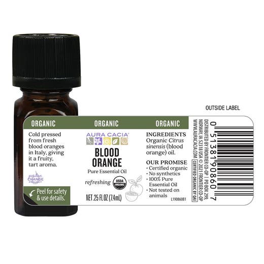 Aura Cacia Blood Orange Refreshing Pure Essencial Oil 0.25oz - Image 2