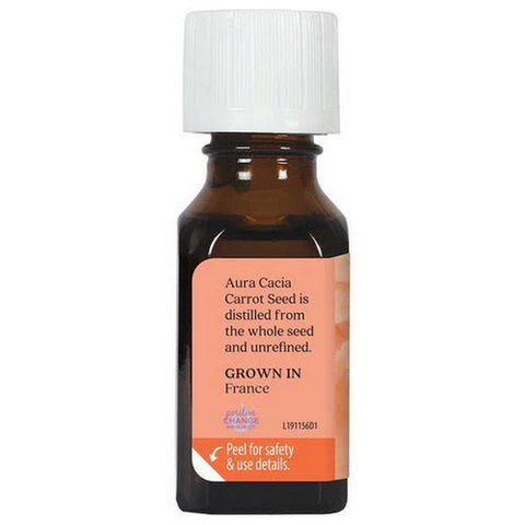 Aura Cacia Carrot Seed Essential Oil 0.5oz - Image 2