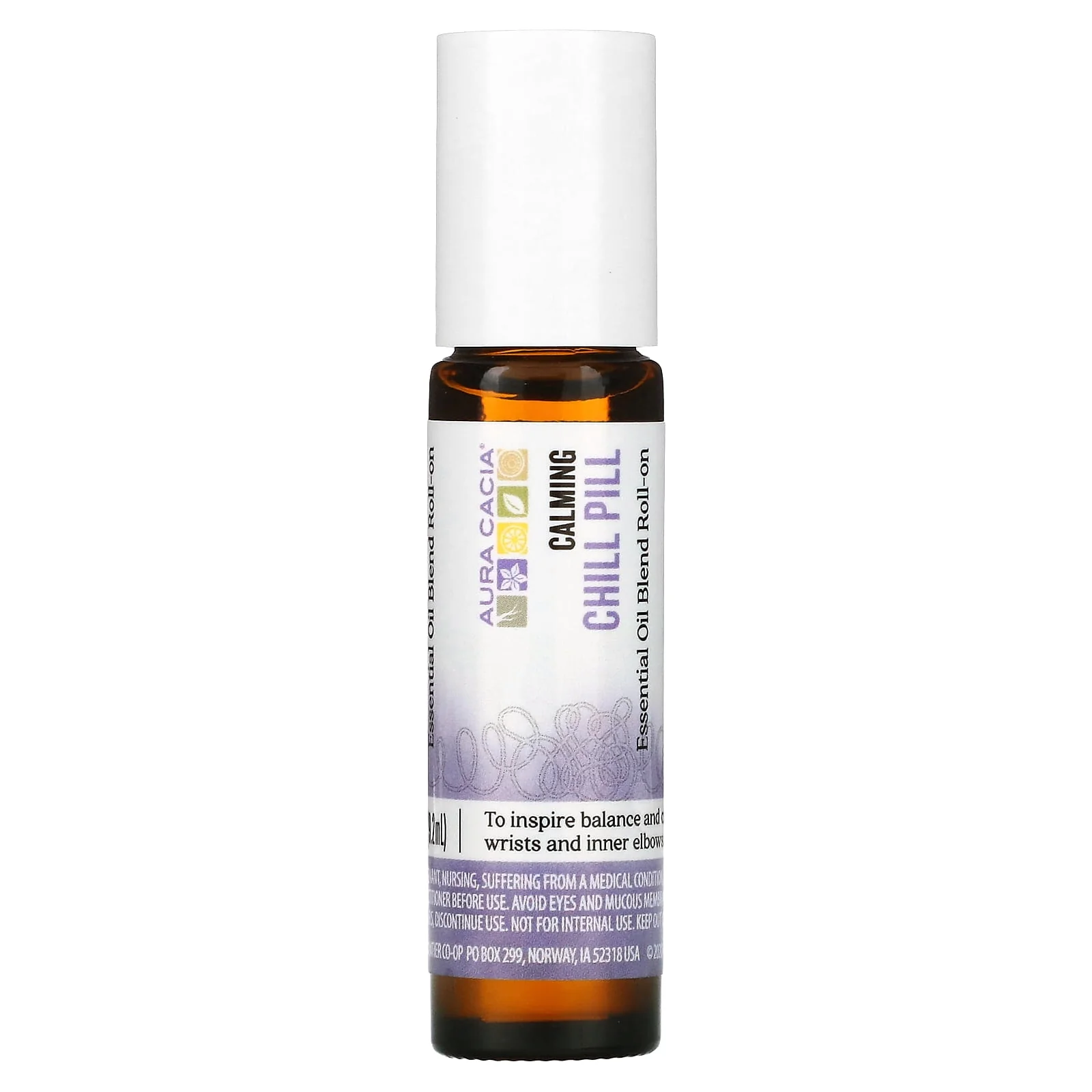 Aura Cacia Chill Pill Oil Roll-On 0.31oz - Image 2