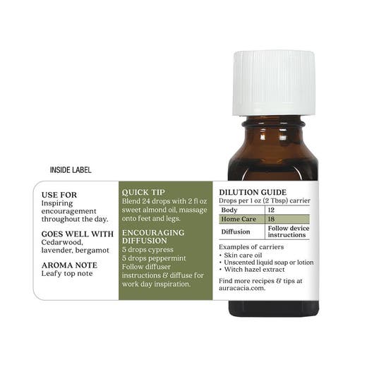Aura Cacia Cypress Pure Essential Oil 0.5oz - Image 2