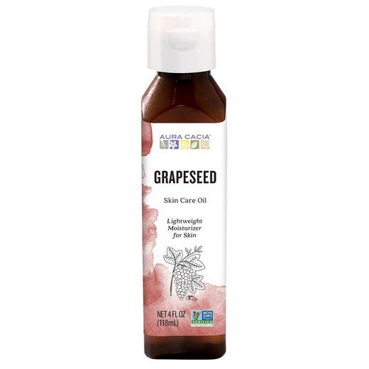Aura Cacia Grapeseed Skin Care Oil 4oz