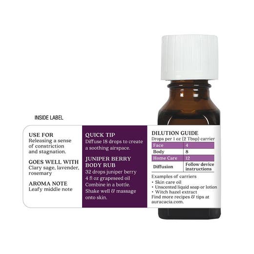 Aura Cacia Juniper Berry Pure Essential Oil 0.5oz - Image 2