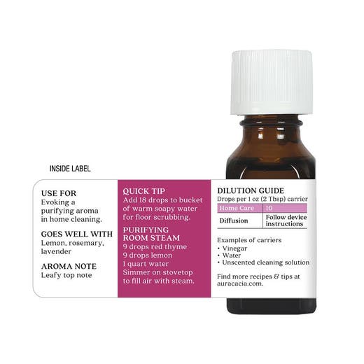 Aura Cacia Red Thyme Essential Oil 0.5oz - Image 2