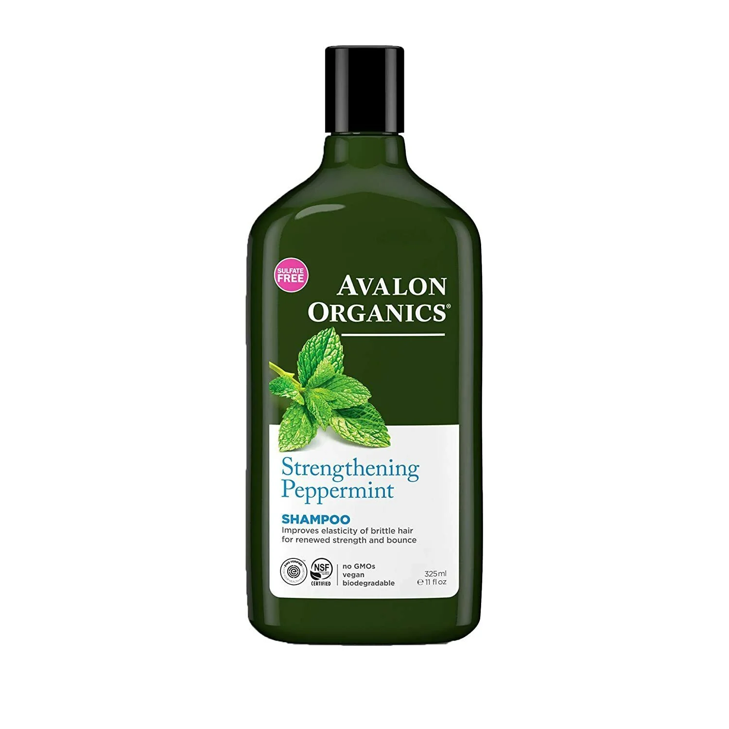 Avalon Organics Strengthening Peppermint Shampoo 11. Oz