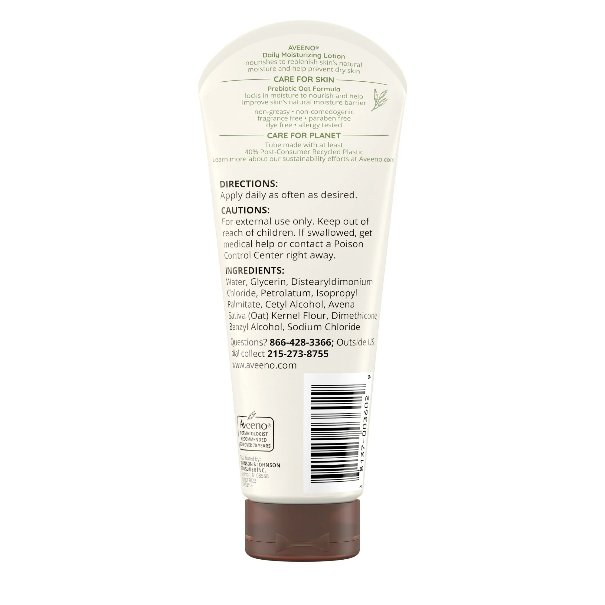 Aveeno Daily Moisturizer Body Lotion 2.5oz - Image 3
