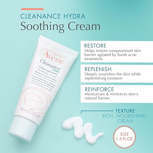Avene Cleanance Hydra Soothing Cream 1.3oz - Image 2