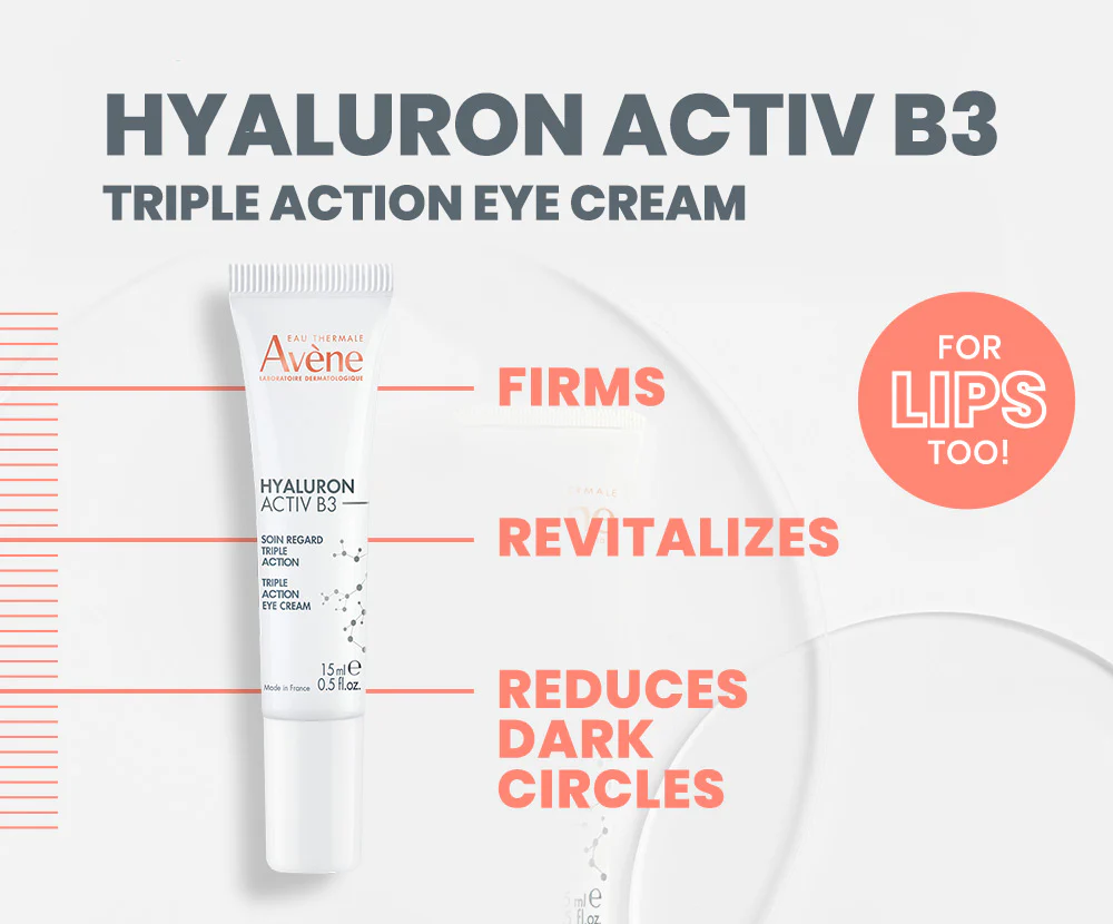 Avene Hyaluron Activ B3 Triple Action Eye Cream - Image 3