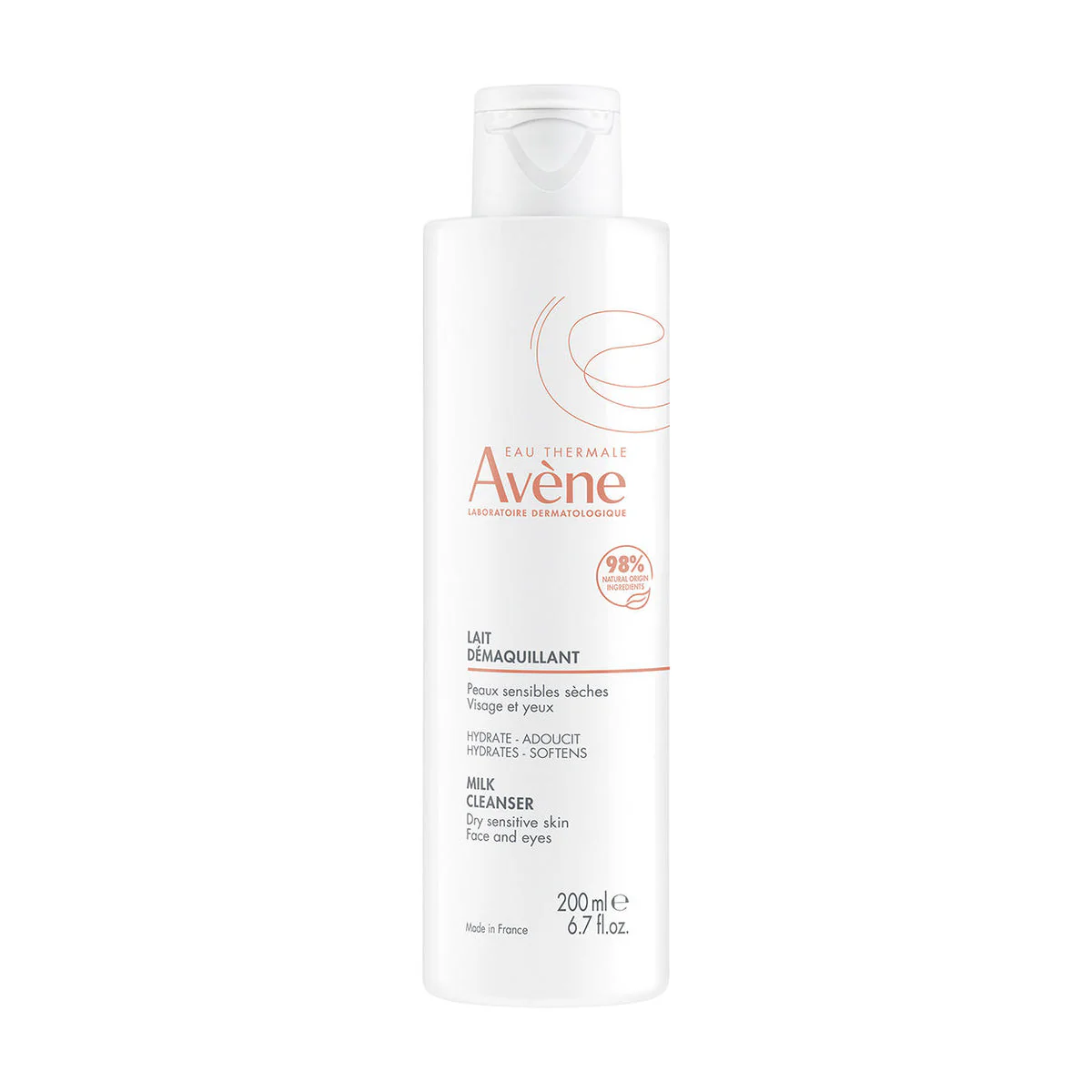 Avene Milk Cleanser Lait Demaquillant 6.7 oz