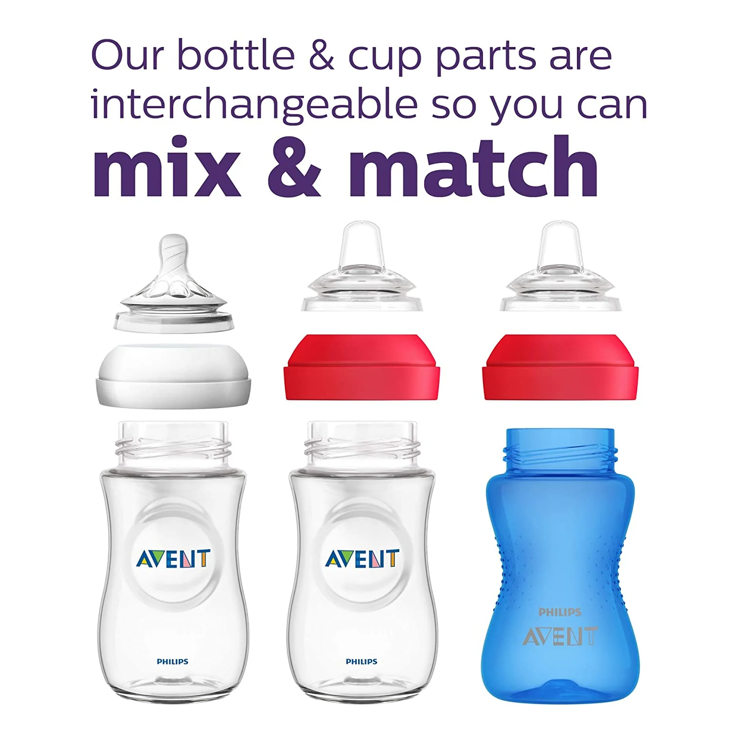 Avent Easy Sippy Spout Cup 12M+ 9Oz 2ct - Image 2