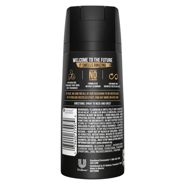 Axe Temptation Deodorant Body Spray 4Oz - Image 3