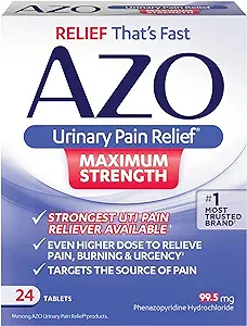 Azo Urinary Pain Relief Maximum Strength Tablets 24ct