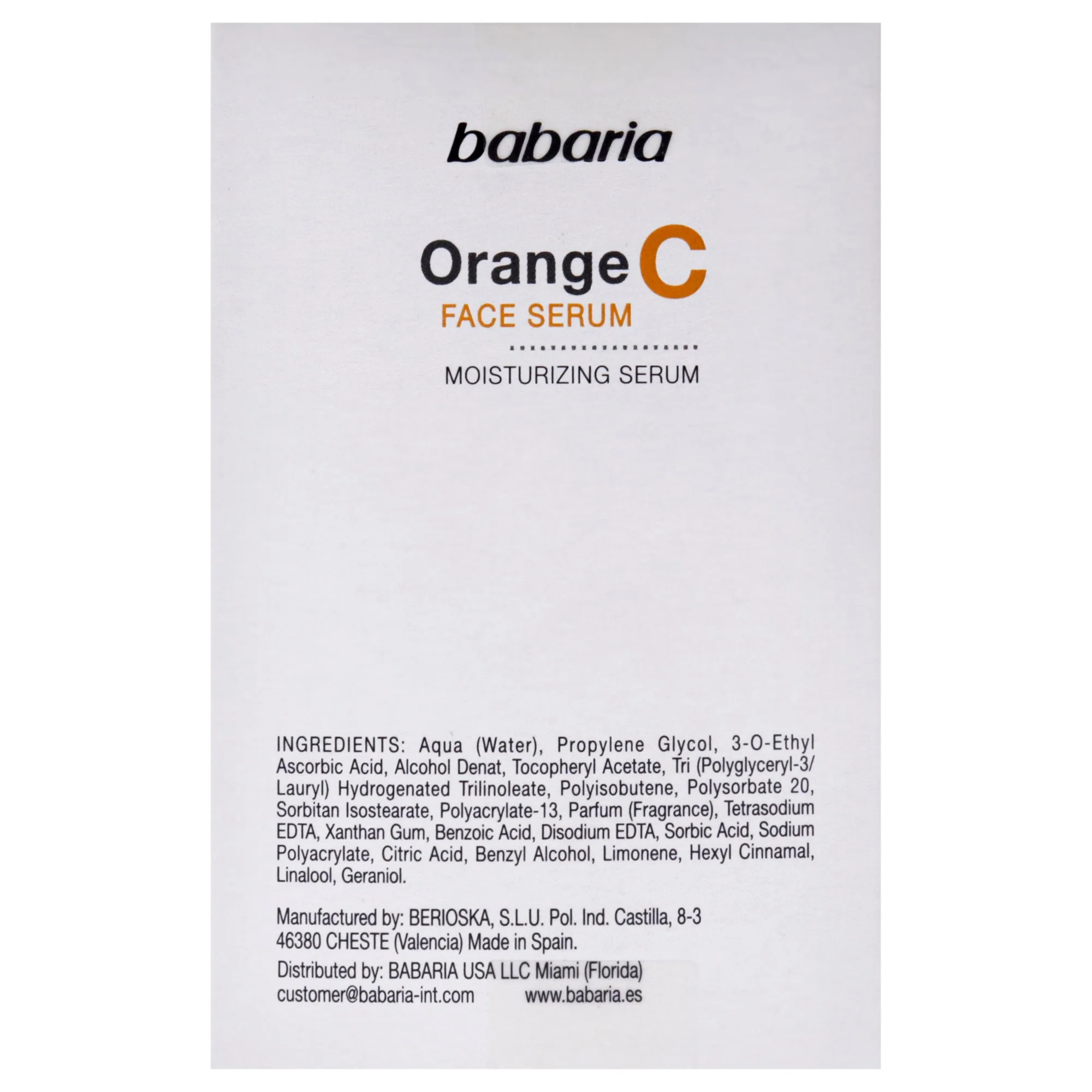 Babaria Vitamin C Serum 1oz - Image 2