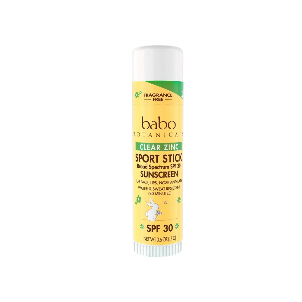Babo Botanicals Sheer Zinc Mineral Sunscreen Stick SPF30 0.6 Oz