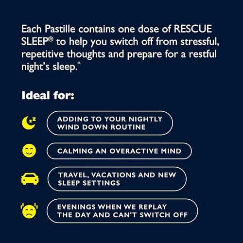 Bach, Rescue Sleep Pastilles, Black Currant, 35 Pastilles, 1.7 Oz - Image 4