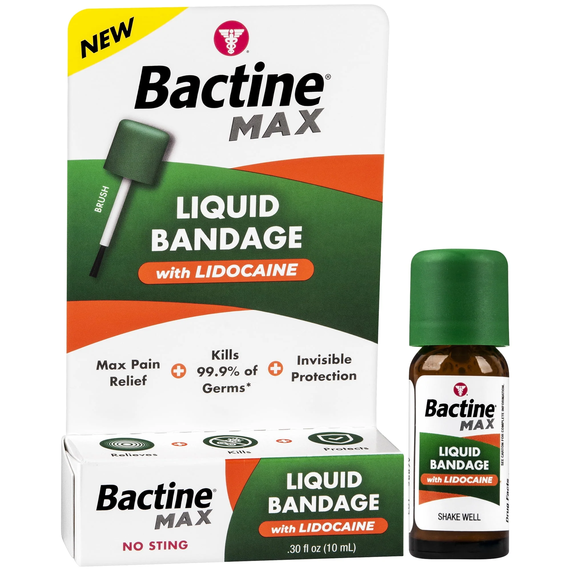 Bactine Max Liquid Bandage With Lidocaine 0.30oz