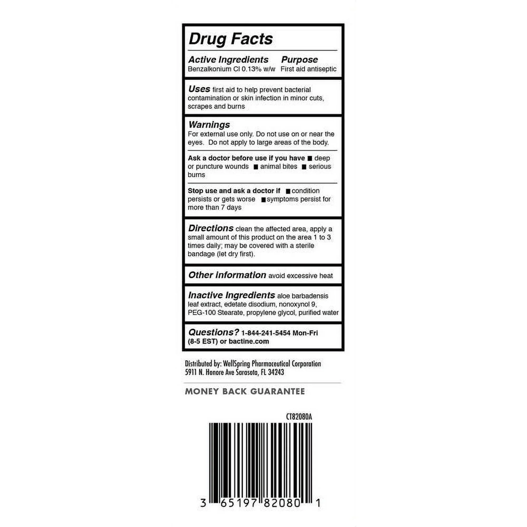 Bactine Max Wound Wash 8oz - Image 2