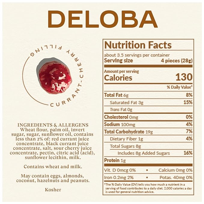 Bahlsen Deloba Red Currant Filled Cookies 3.5Oz - Image 2
