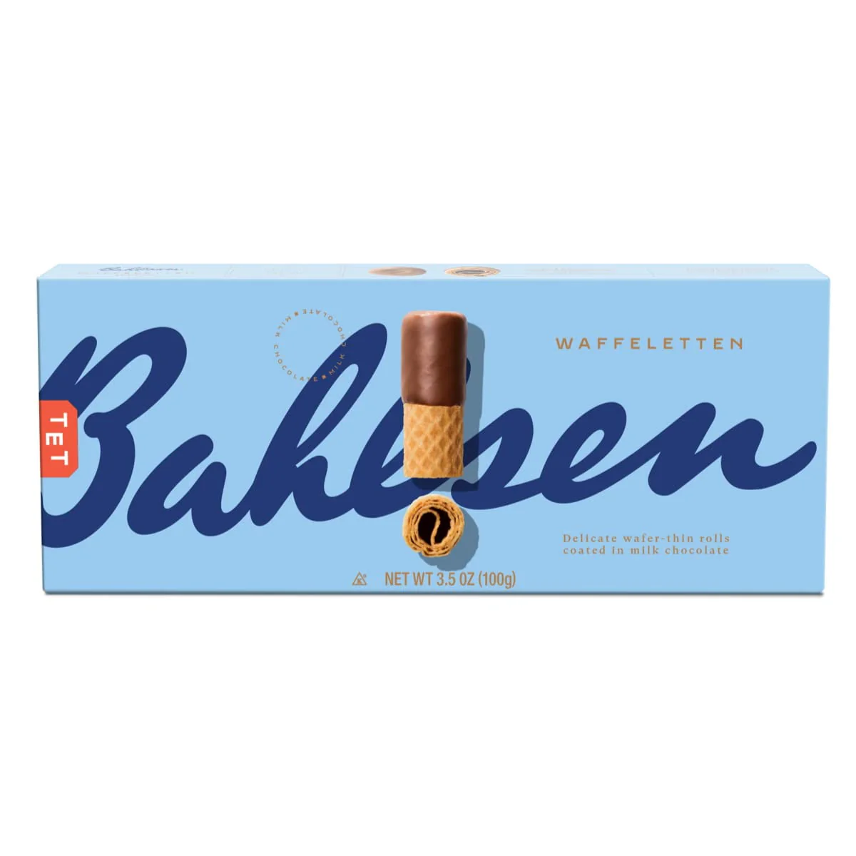 Bahlsen Waffeletten Milk Chocolate 3.5oz
