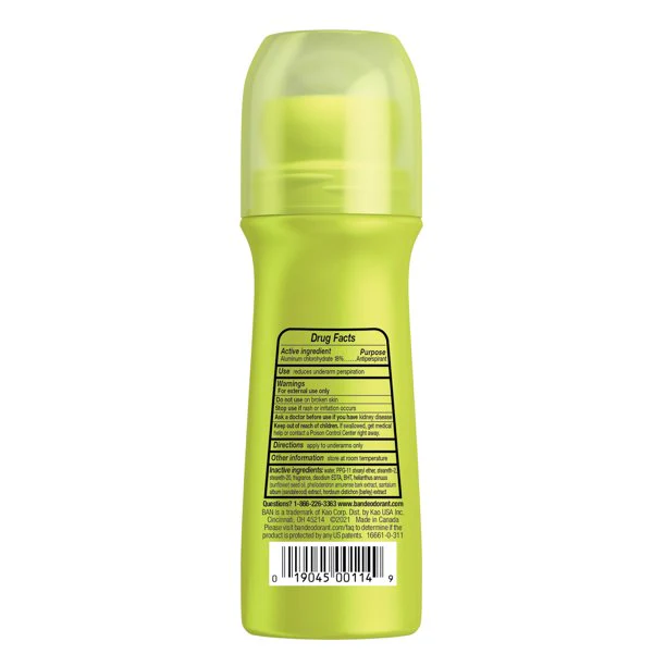 Ban Regular Original Roll On Deodorant 3.5Oz - Image 2