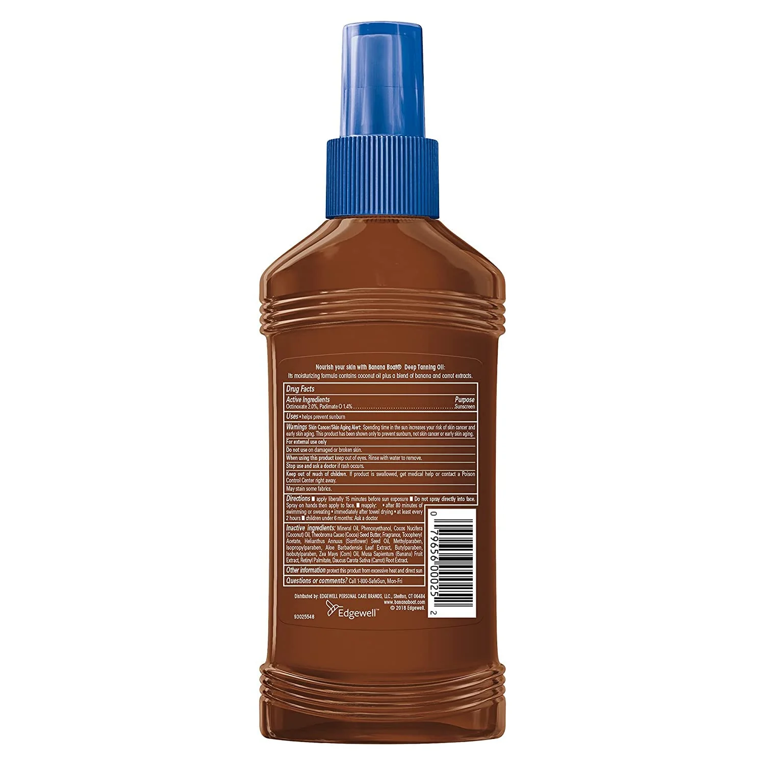 BANANA BOAT DEEP TANNING OIL SPRAY 8 Oz - Image 2