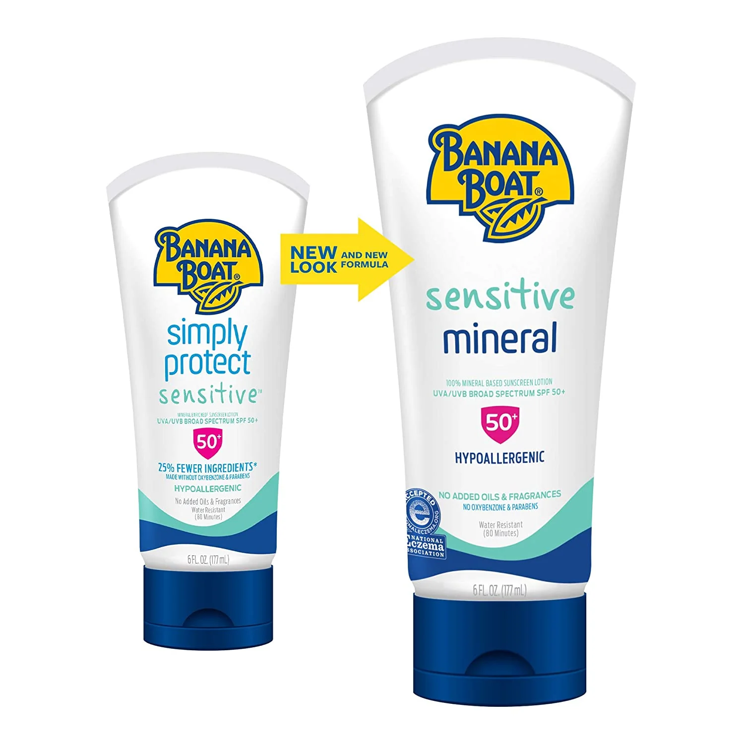 BANANA BOAT SENSITIVE MINERAL SPF 50+ 6 Oz - Image 2