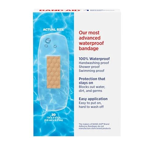 Band-Aid Brand Adhesive Bandages for Sensitive Skin, Assorted Sizes, 20 CT - Image 3