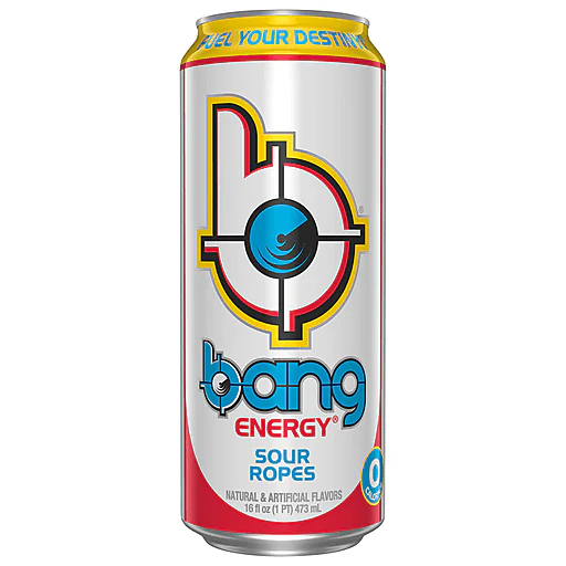 Bang Energy Drink, Sour Ropes 16 Fl Oz