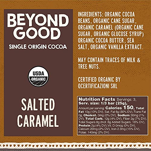 Bar Choc Salted Caramel Case of 12 X 2.64 Oz by Beyond Good - Image 2