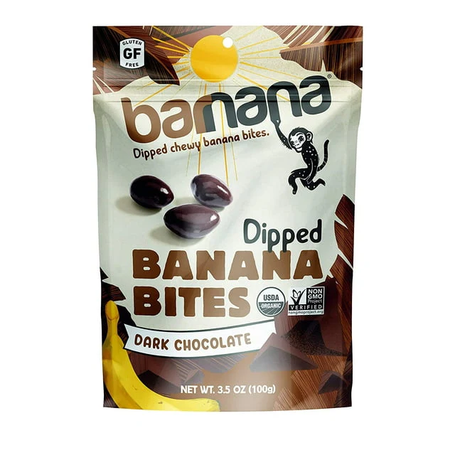 Barnana Dip Banana Bites Dark Chocolates 3.5Oz - Image 2