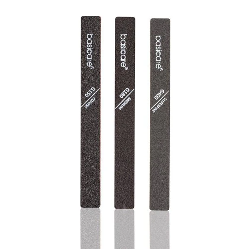 Basicare Nail File Silicon Carbide 3 Pcs 1893